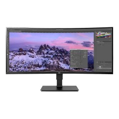 LG UltraWide 35BN77CP-B 35" 3440 x 1440 HDMI DisplayPort USB-C 100Hz Docking Monitor - Enhance Your Productivity and Visual Expe